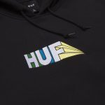 HUF SPECTRUM PULLOVER HOODIE BLACK - Image 2