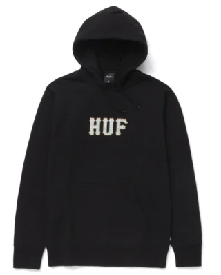 HUF VVS PULLOVER HOODIE BLACK