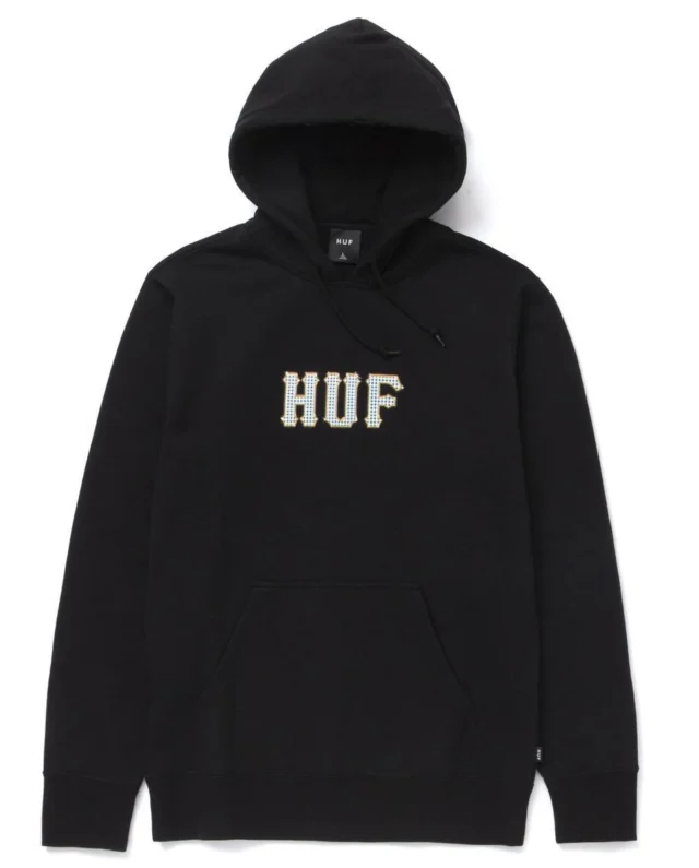 HUF VVS PULLOVER HOODIE BLACK