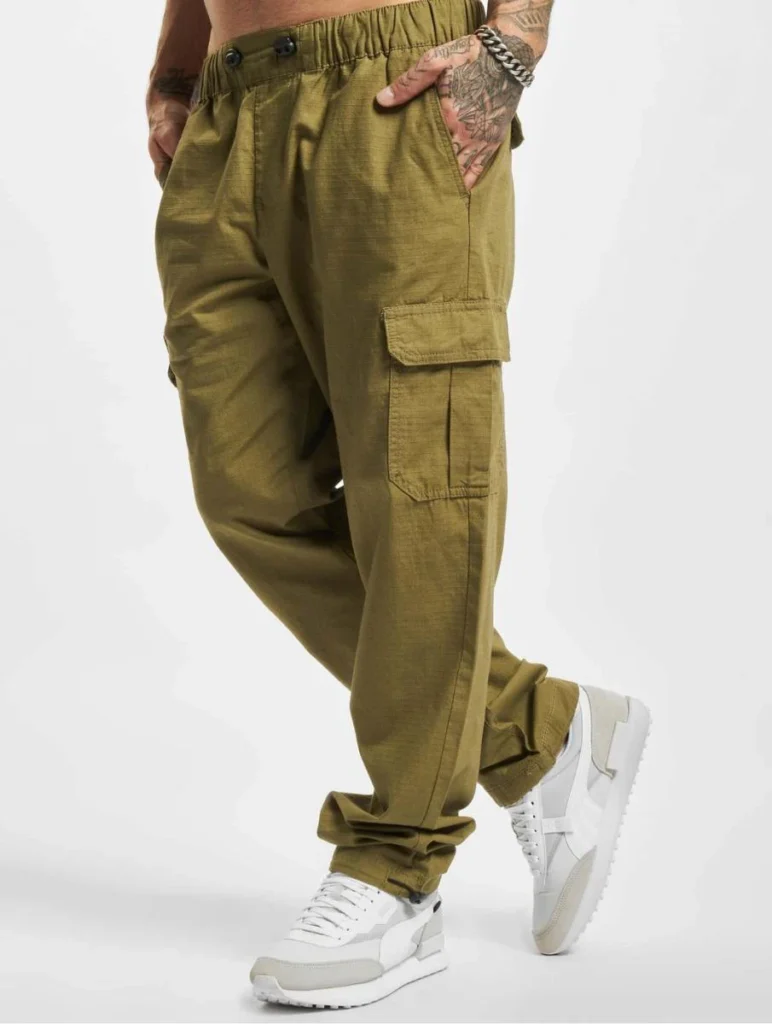 URBAN CLASSICS RIPSTOP CARGO PANTS TB3199 OLIVE - UrbanClassics