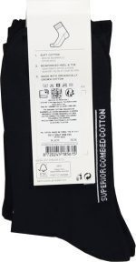 LEVIS SHORT CUT LOGO SPORT SOCKS 2-PACK BLACK 37157-0666 - Image 4