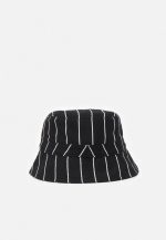 KARL KANI SIGNATURE PINSTRIPE BUCKET HAT KA-HW021-001-02 BLACK - Image 3