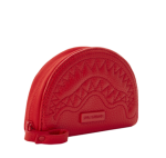 SPRAYGROUND RED RIVIERA SHARK COIN POUCH W3413 - Image 2