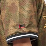 FUBU VARSITY CAMO MESH TEE OLIVE/BLACK/ORANGE - Image 4