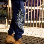 TRIBAL CLASSIC LOGO SWEATPANT NAVY - Image 2