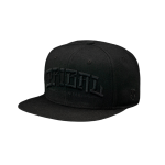 TRIBAL ARCHED SNAPBACK BLACK