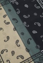 KARL KANI SIGNATURE PAISLEY BANDANA THREE PACK MILITARY - Image 2