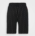 FUBU CORPORATE PINSTRIPE BASKETBALL SHORTS BLACK - Image 7