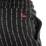 FUBU CORPORATE PINSTRIPE BASKETBALL SHORTS BLACK - Image 4