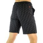 FUBU CORPORATE PINSTRIPE BASKETBALL SHORTS BLACK - Image 3