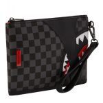 SPRAYGROUND HENNEY SIP BLACK POUCHETTE 910B4334NSZ GREY/BLACK  17.78 x 25.4 x 0.6 cm - Image 2