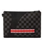 SPRAYGROUND HENNEY SIP BLACK POUCHETTE 910B4334NSZ GREY/BLACK  17.78 x 25.4 x 0.6 cm - Image 3