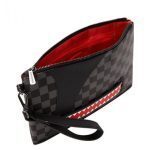 SPRAYGROUND HENNEY SIP BLACK POUCHETTE 910B4334NSZ GREY/BLACK  17.78 x 25.4 x 0.6 cm - Image 4