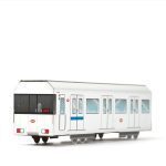 MTN SYSTEMS HEAVYWEIGHT HIGH QUALITY CARD STOCK BARCELONA METRO 43 cm x 10 cm x 9 cm