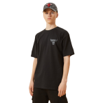 NEW ERA CHICAGO BULLS LOGO INFILL OVERSIZED T-SHIRT BLACK