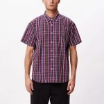 OBEY TIM SS SHIRT LAVENDER SILK MULTI - Image 3