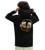 VANS BEER SKULL PULLOVER HOODIE BLACK - Image 2