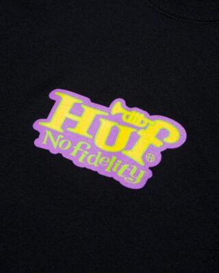 HUF JAZZY T-SHIRT T-SHIRT BLACK - HUF
