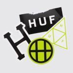 HUF CORE LOGO STICKER SET - Image 2
