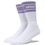 OBEY COOPER II SOCKS 100260093 WHITE / LAVENDER SILK