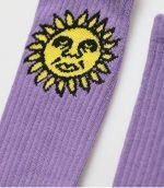 OBEY SUNSHINE SOCKS LAVENDER SILK ONE SIZE - Image 2