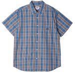 OBEY TIM SS SHIRT ATLANTIC BLUE MULTI