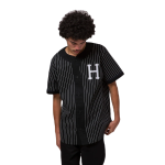 HUF FOREVER BASEBALL JERSEY BLACK
