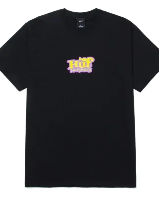 HUF JAZZY T-SHIRT T-SHIRT BLACK