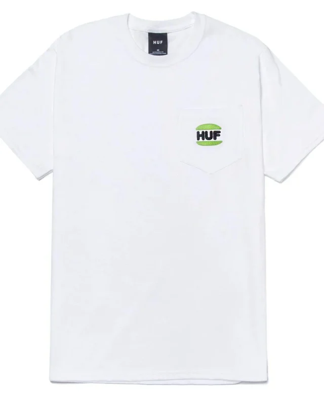 HUF REGAL POCKET T-SHIRT WHITE