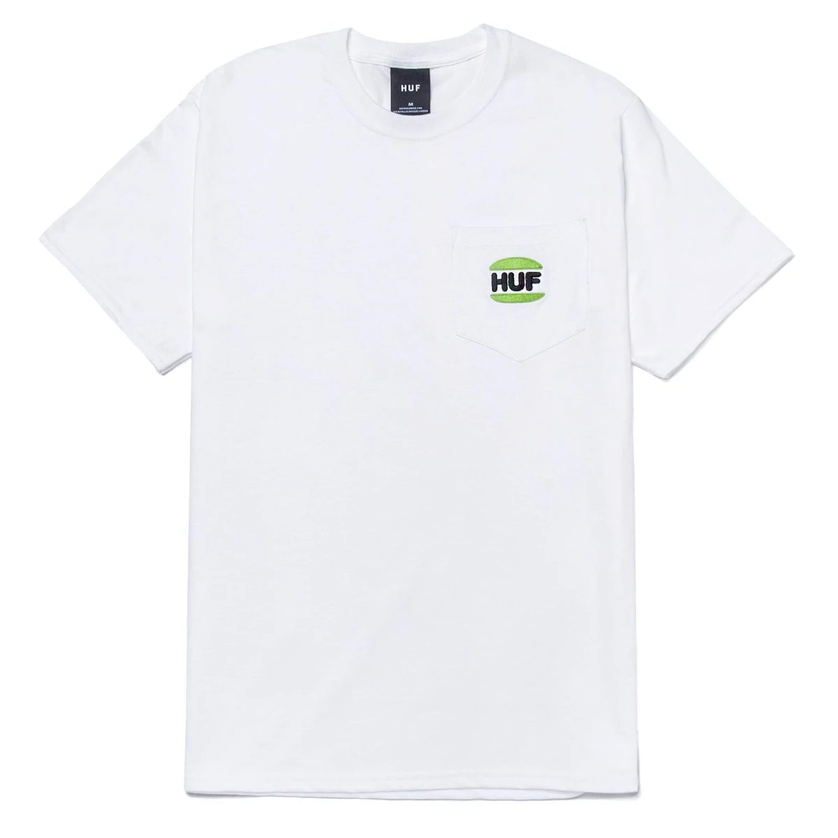 WGGGQ HUF REGAL POCKET T-SHIRT WHITE - Image 1