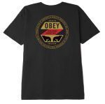 OBEY CREATIVE COALITION CLASSIC T-SHIRT BLACK - Image 2