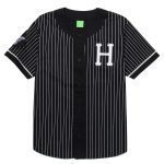 HUF FOREVER BASEBALL JERSEY BLACK - Image 4