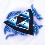 HUF STORM TRIPLE TRIANGLE T-SHIRT WHITE - Image 4