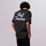 HUF FOREVER BASEBALL JERSEY BLACK - Image 2