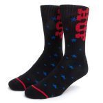 HUF HUF N STARS SOCK BLACK