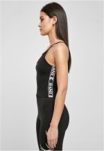 KARL KANI WOMAN SMALL SIGNATURE TAPE TOP BLACK - Image 2