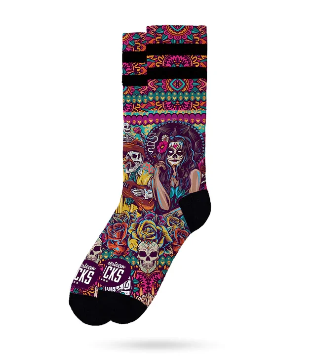 AMERICAN SOCKS DÍA DE LOS MUERTOS AS169 MID HIGH SIGNATURE