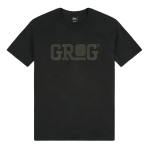 GROG CLASSIC LOGO T-SHIRT BLACK/BLACK