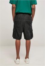 URBAN CLASSICS ORGANIC DENIM CARGO SHORTS BLACK WASHED - Image 3