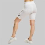 KARL KANI WOMAN SIGNATURE CYCLING SHORTS WHITE - Image 2