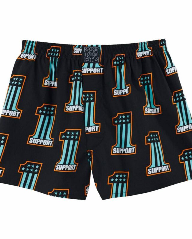 LOUSY LIVIN BOXERSHORTS SUPPORT BLACK LUUWSUPP - Lousy Livin