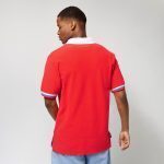 KARL KANI CHEST SIGNATURE STRIPE POLO TEE RED/YELLOW/BLUE - Image 4