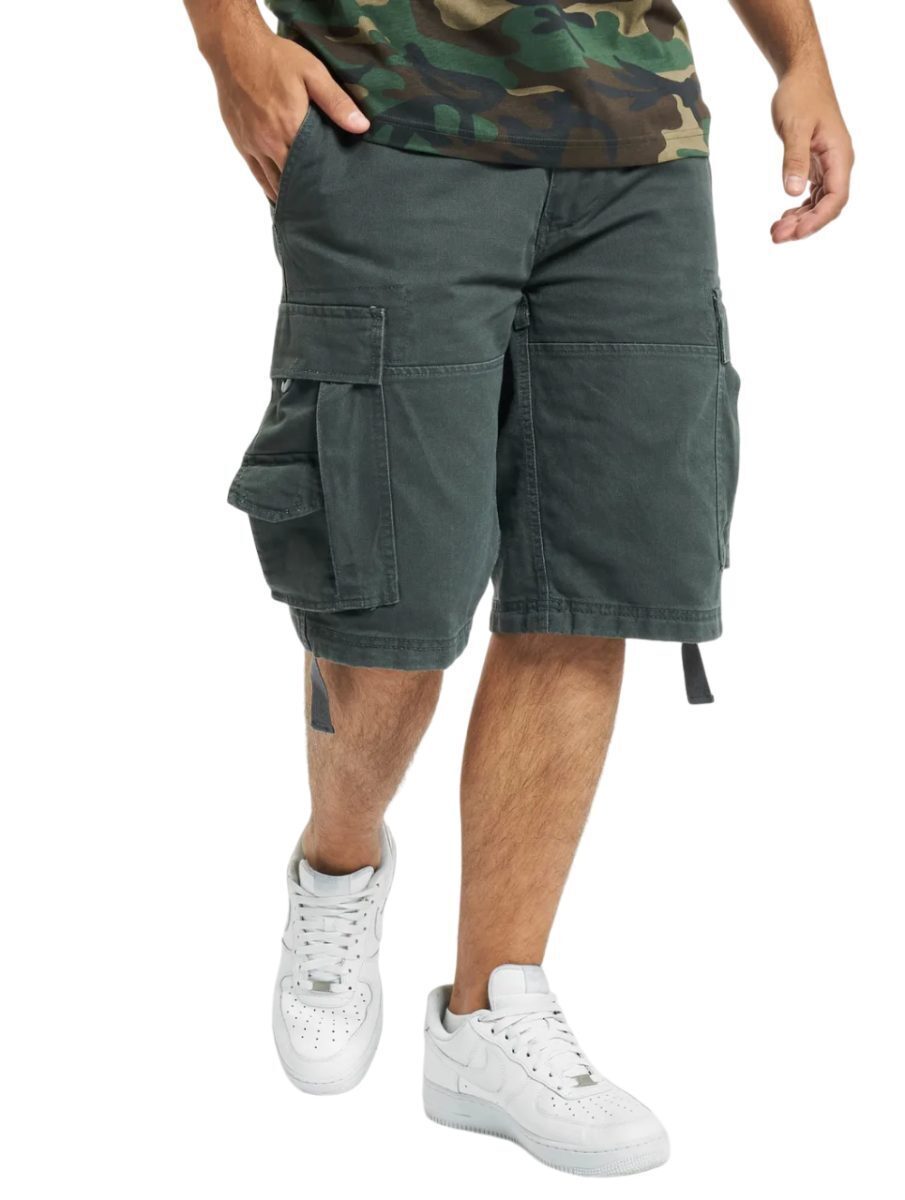 DADNGNFSSS BRANDIT VINTAGE CLASSIC SHORTS ANTRACITE 2002.5 - Image 1