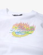 THE HUNDREDS LA FLAMES T-SHIRT WHITE - Image 4