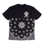 CROOKS AND CASTLES BANDANA CORE 2AC7004 TEE BLACK - Image 2