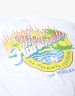 THE HUNDREDS LA FLAMES T-SHIRT WHITE - Image 3