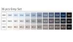 STYLEFILE MARKERCLASSIC 36 PCS SET GREY - Image 3