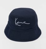 KARL KANI SIGNATURE  REVERSIBLE BUCKET HAT KA222-048-2 NAVY - Image 3