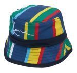 KARL KANI SIGNATURE  REVERSIBLE BUCKET HAT KA222-048-2 NAVY