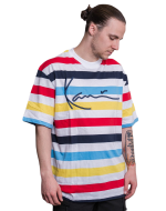 KARL KANI SIGNATURE STRIPE TEE MULTICOLOR